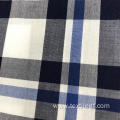 100% Cotton Yarn Dyed Fabric (White And Blue)